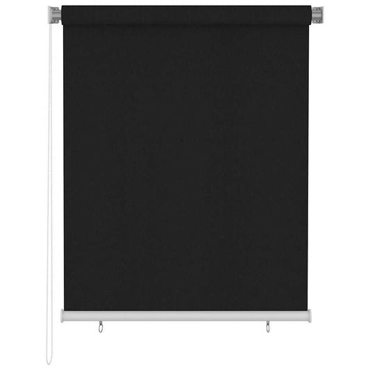 vidaXL Outdoor Roller Blind 125(W)x140(H) cm Black