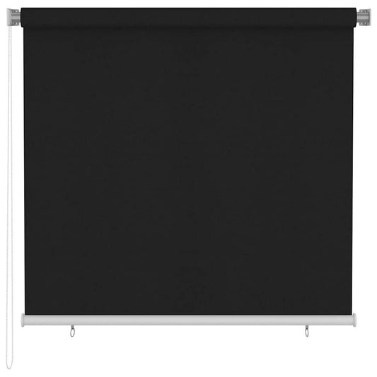 vidaXL Outdoor Roller Blind 165(W)x140(H) cm Black