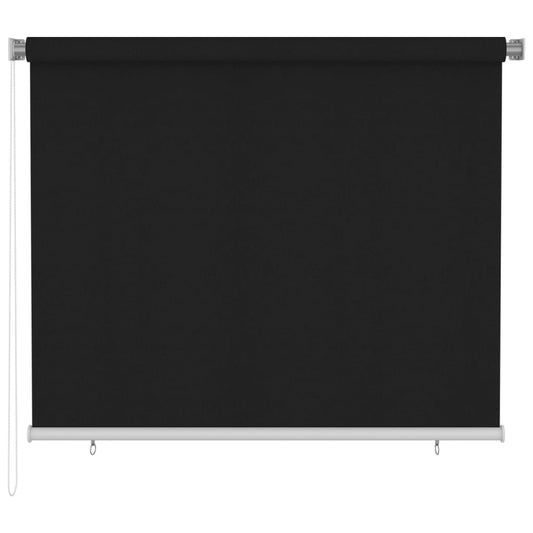 vidaXL Outdoor Roller Blind 185(W)x140(H) cm Black