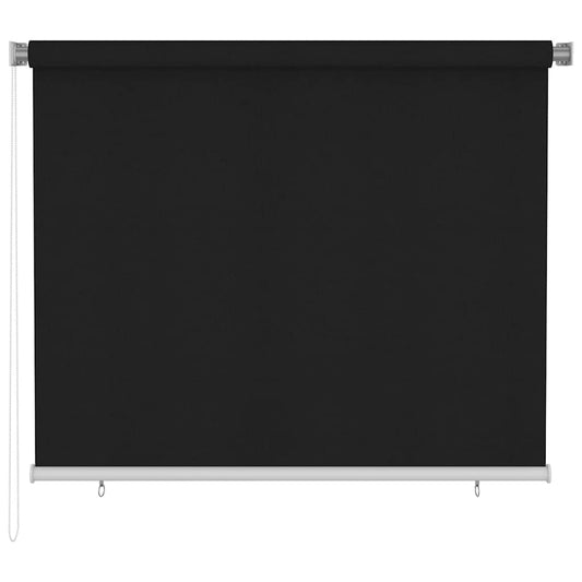 vidaXL Outdoor Roller Blind 185(W)x140(H) cm Black