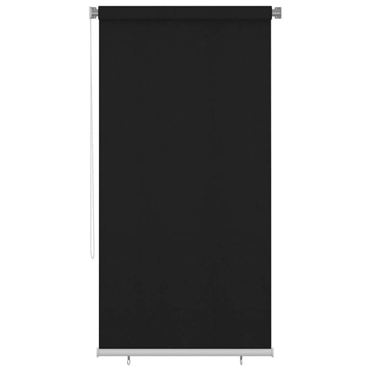 vidaXL Outdoor Roller Blind 125(W)x230(H) cm Black