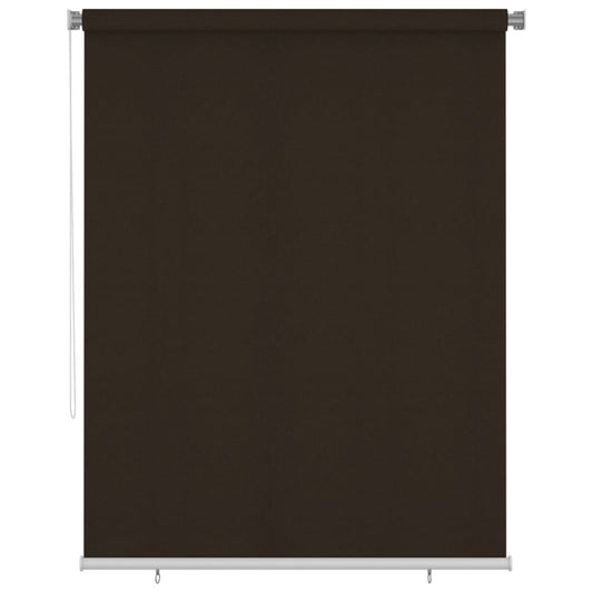 vidaXL Outdoor Roller Blind 185(W)x230(H) cm Brown