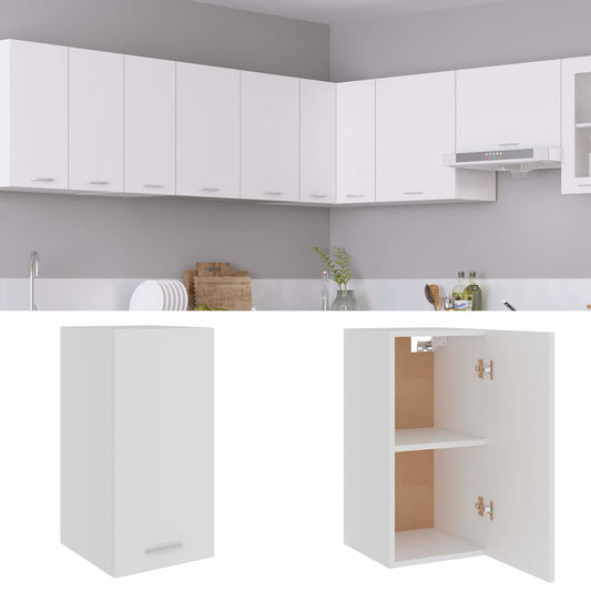 801244 vidaXL Hanging Cabinet "Lyon" White 29,5x31x60 cm Engineered Wood