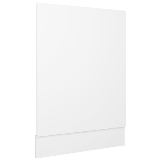 vidaXL Dishwasher Panel Lyon White 45x3x67 cm Engineered Wood
