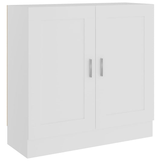 vidaXL Book Cabinet White 82,5x30,5x80 cm Engineered Wood