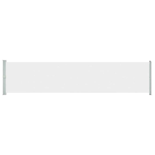 vidaXL Patio Retractable Side Awning 140x600 cm Cream