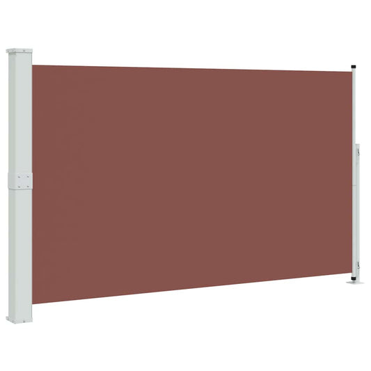 313402 vidaXL Patio Retractable Side Awning 180x300 cm Brown