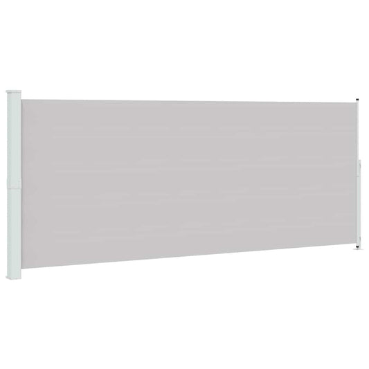 vidaXL Patio Retractable Side Awning 200x514 cm Grey