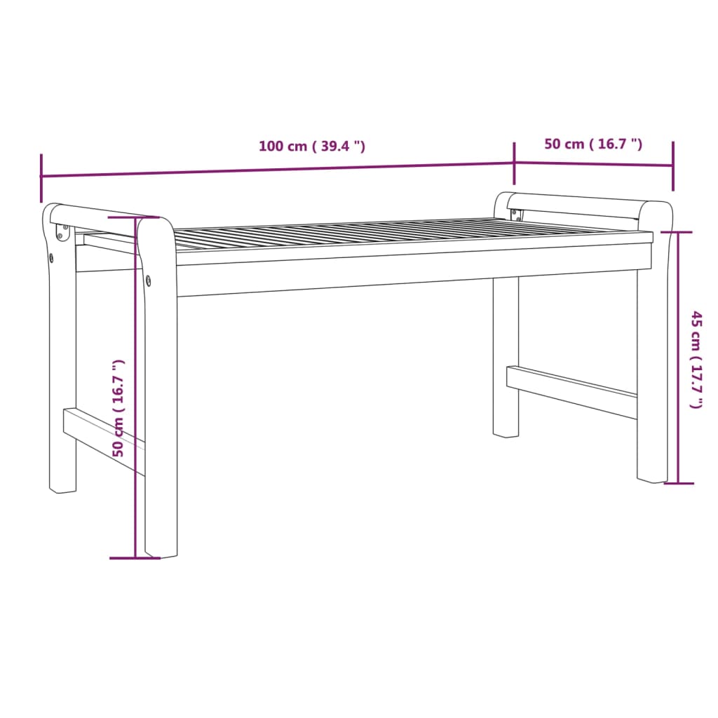 vidaXL Coffee Table | Natural Wood | Solid Acacia Wood | Durable | Coffee Table