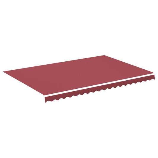 vidaXL Awning Replacement Fabric Burgundy Red 4.5x3 m Polyester