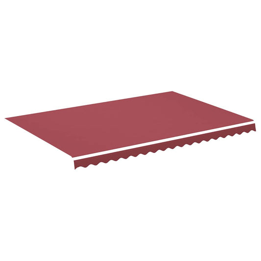 vidaXL Awning Replacement Fabric Burgundy Red 450x300 cm Polyester