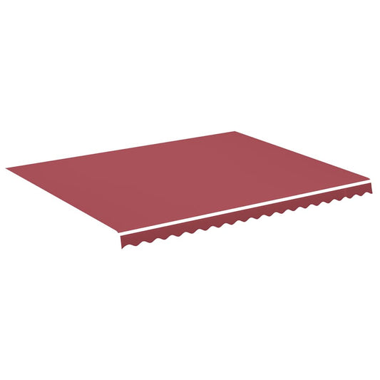vidaXL Awning Replacement Fabric Burgundy Red 450x350 cm Polyester