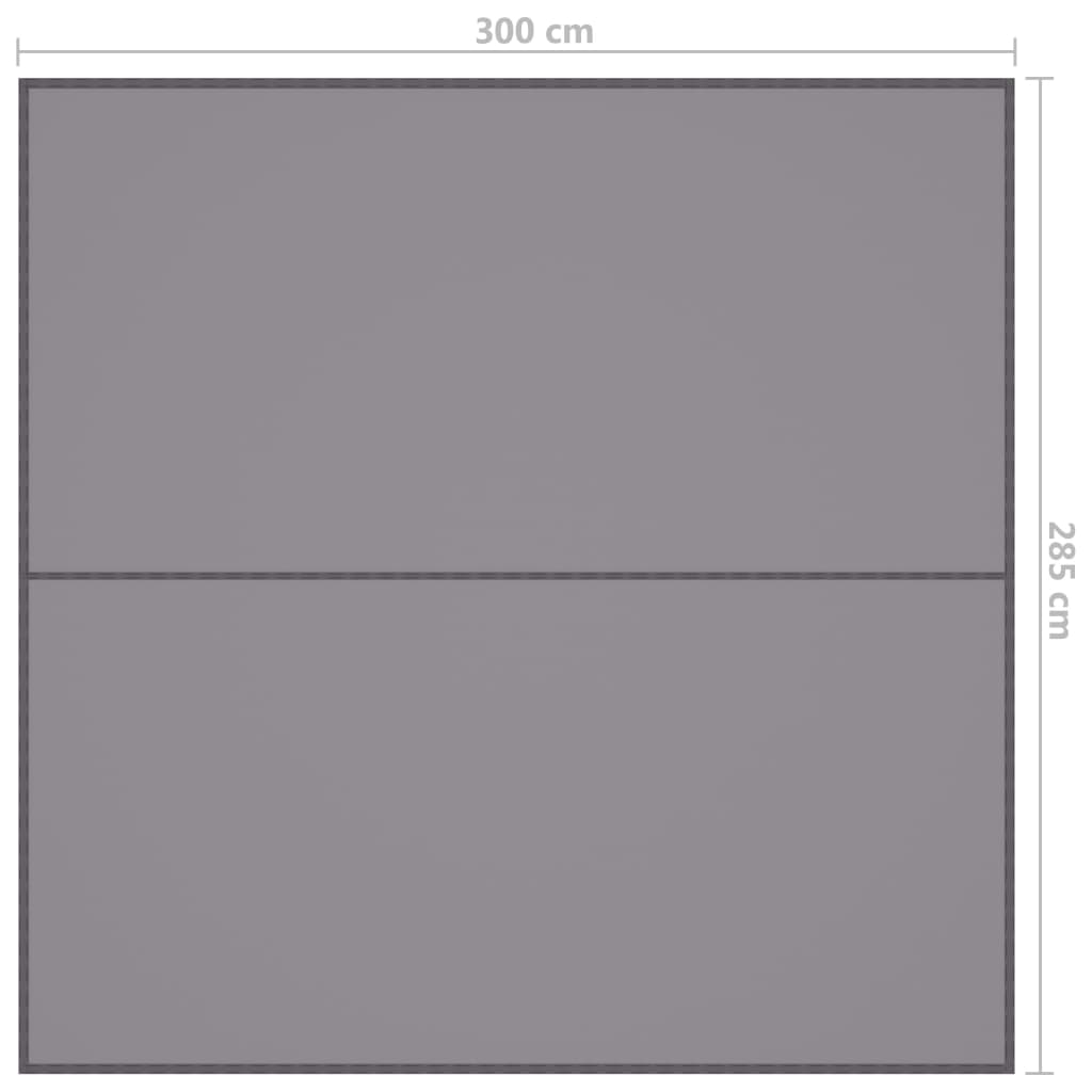 vidaXL Outdoor Tarp 3x2.85 m Grey