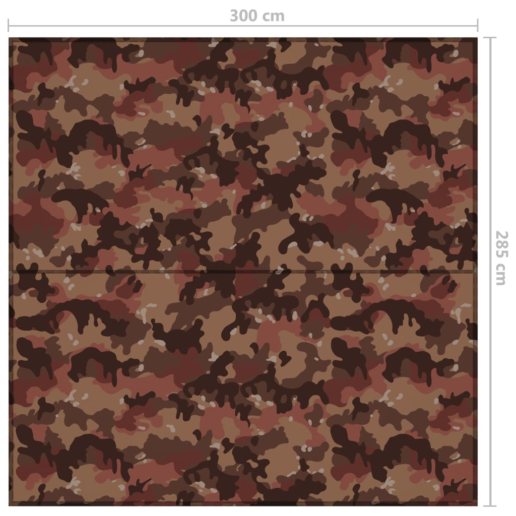 vidaXL Outdoor Tarp 3x2.85 m Camouflage