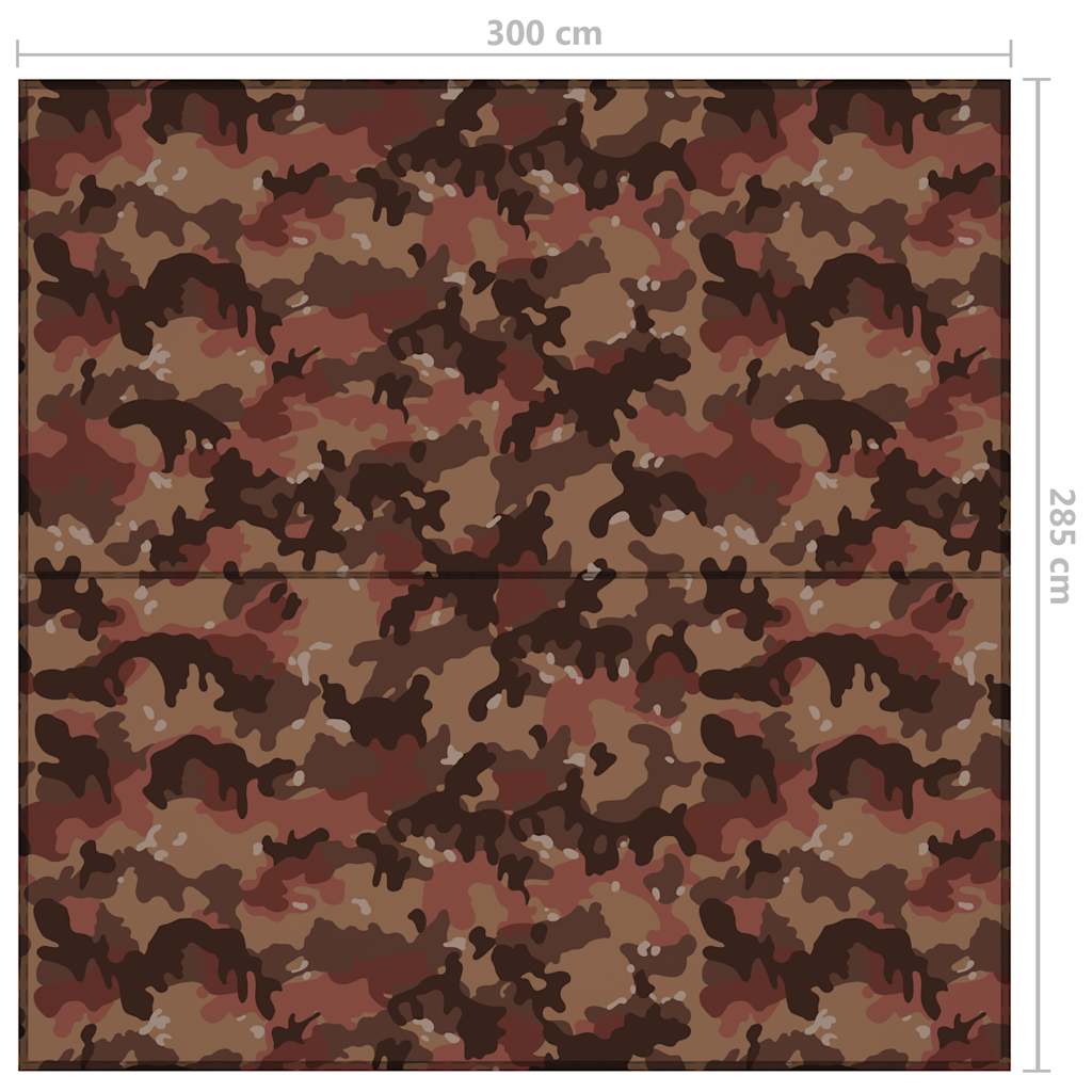 vidaXL Outdoor Tarp 3x2,85 m Camouflage