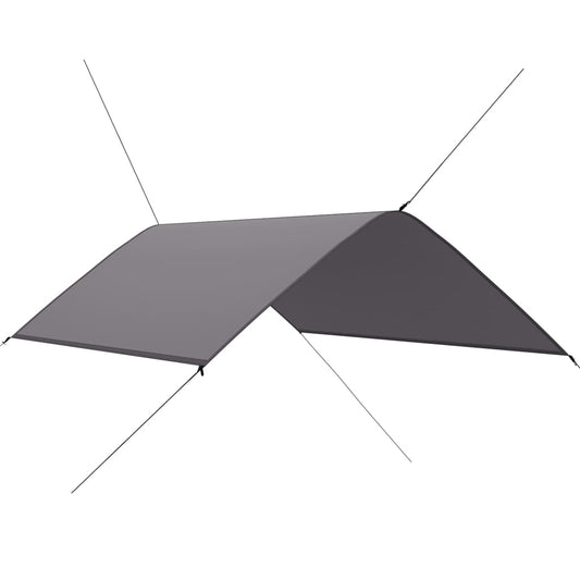 vidaXL Outdoor Tarp 3x2 m Grey