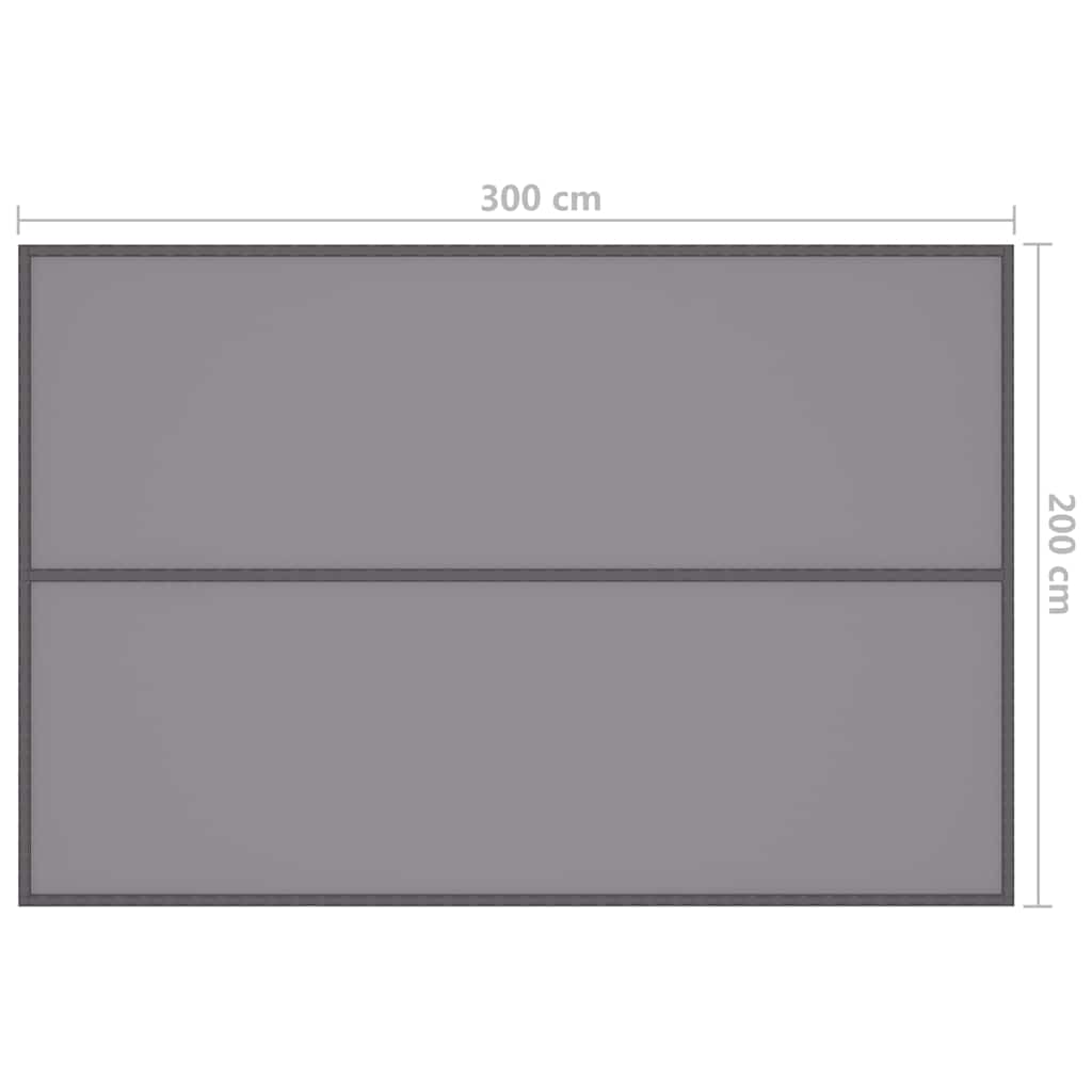 vidaXL Outdoor Tarp 3x2 m Grey