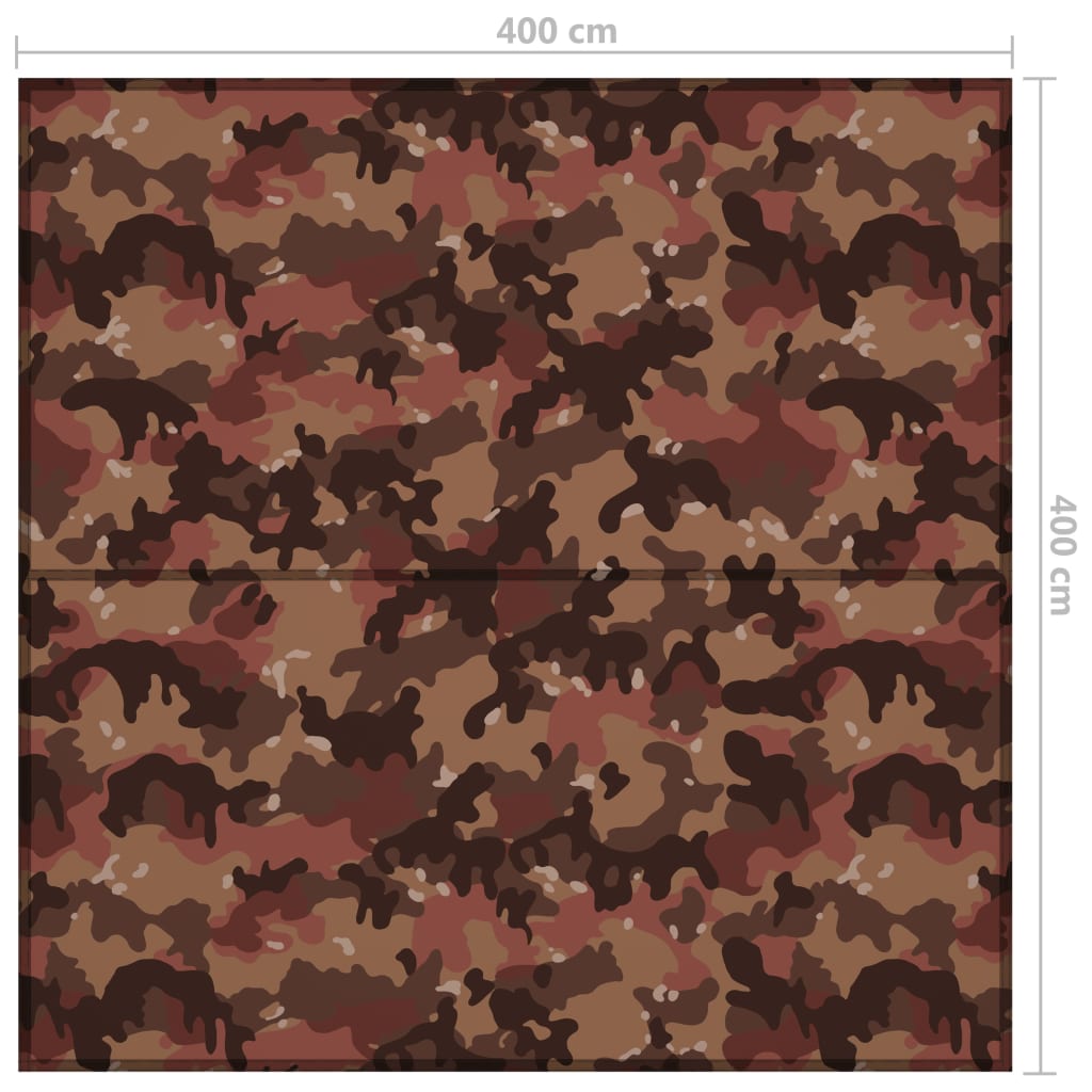 vidaXL Outdoor Tarp 4x4 m Camouflage