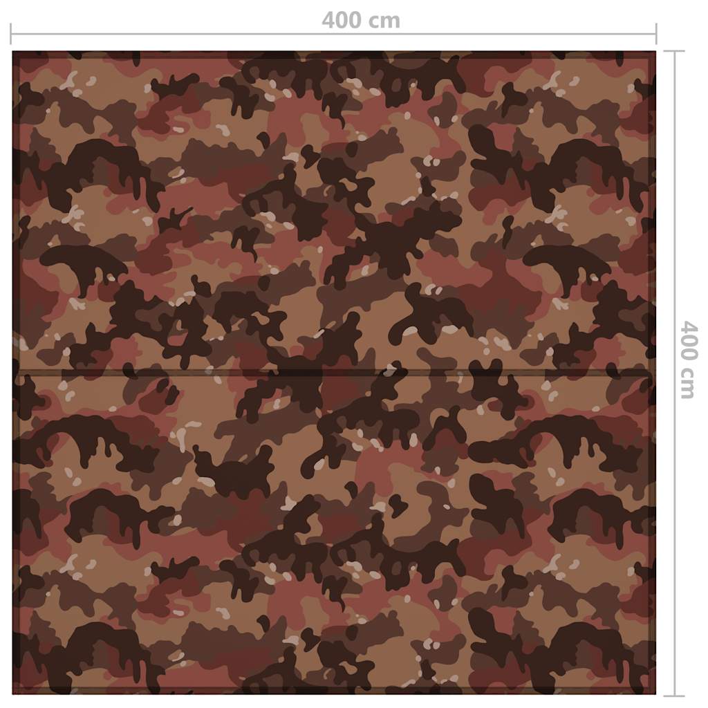 vidaXL Outdoor Tarp 4x4 m Camouflage