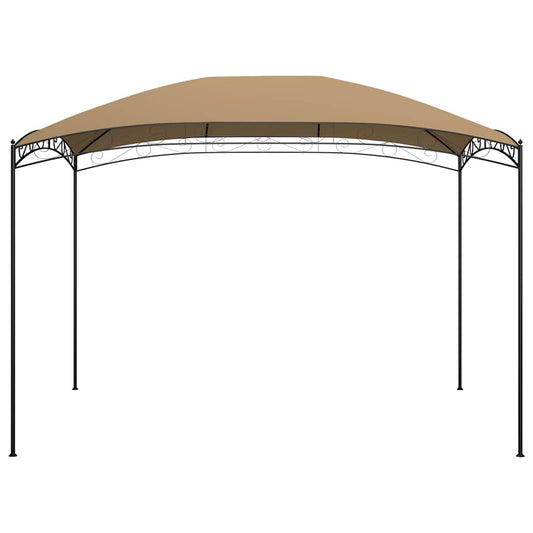 vidaXL Gazebo 3x4x2.65 m Taupe 180 g/m²
