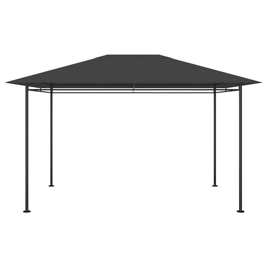 vidaXL Gazebo 384x281x270 cm Anthracite 180 g/m²