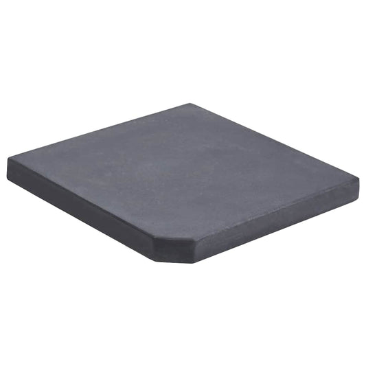 vidaXL Umbrella Weight Plate | Black | Granite | Small | Heavy Weight Endurance