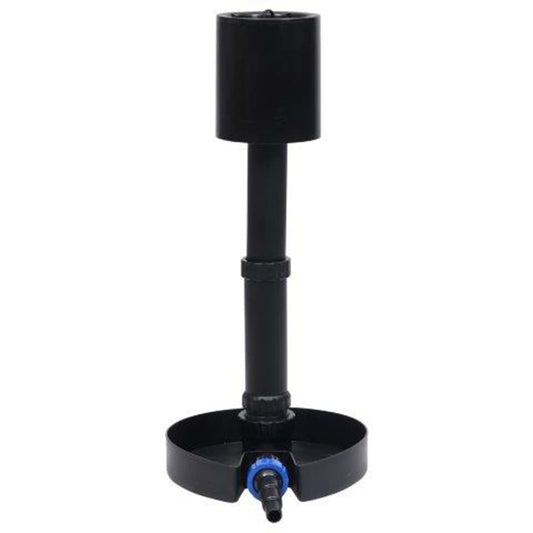 vidaXL Pond Skimmer | Black | PVC | Adjustable | Height-Adjustable