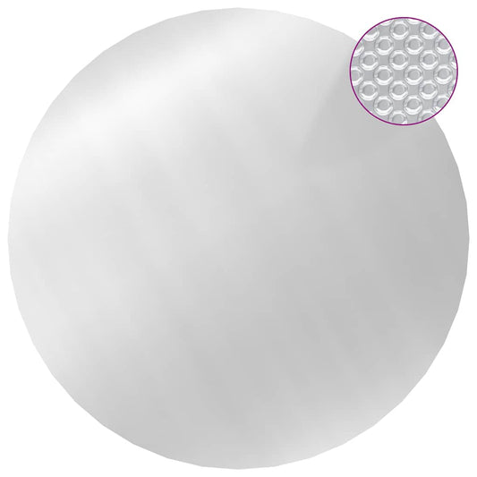 93088 vidaXL Pool Cover Silver 455 cm PE