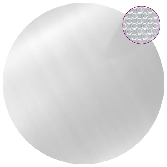 93091 vidaXL Pool Cover Silver 549 cm PE