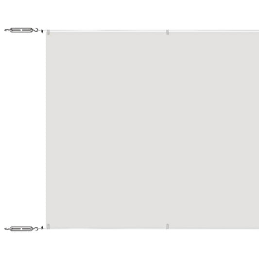 vidaXL Vertical Awning White 140x800 cm Oxford Fabric