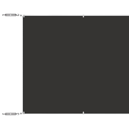 148212 vidaXL Vertical Awning Anthracite 100x1200 cm Oxford Fabric