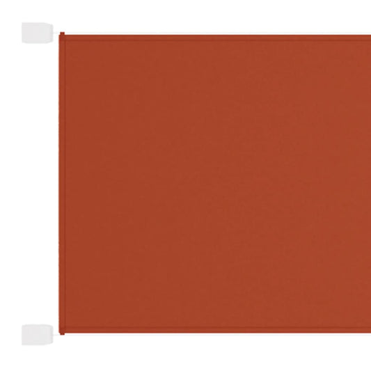 vidaXL Vertical Awning Terracotta 140x420 cm Oxford Fabric