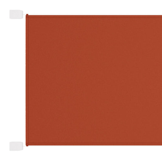 148362 vidaXL Vertical Awning Terracotta 140x420 cm Oxford Fabric