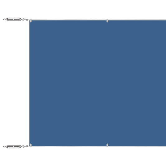 148454 vidaXL Vertical Awning Blue 100x600 cm Oxford Fabric