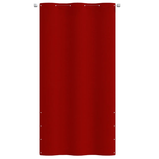 148545 vidaXL Balcony Screen Red 120x240 cm Oxford Fabric