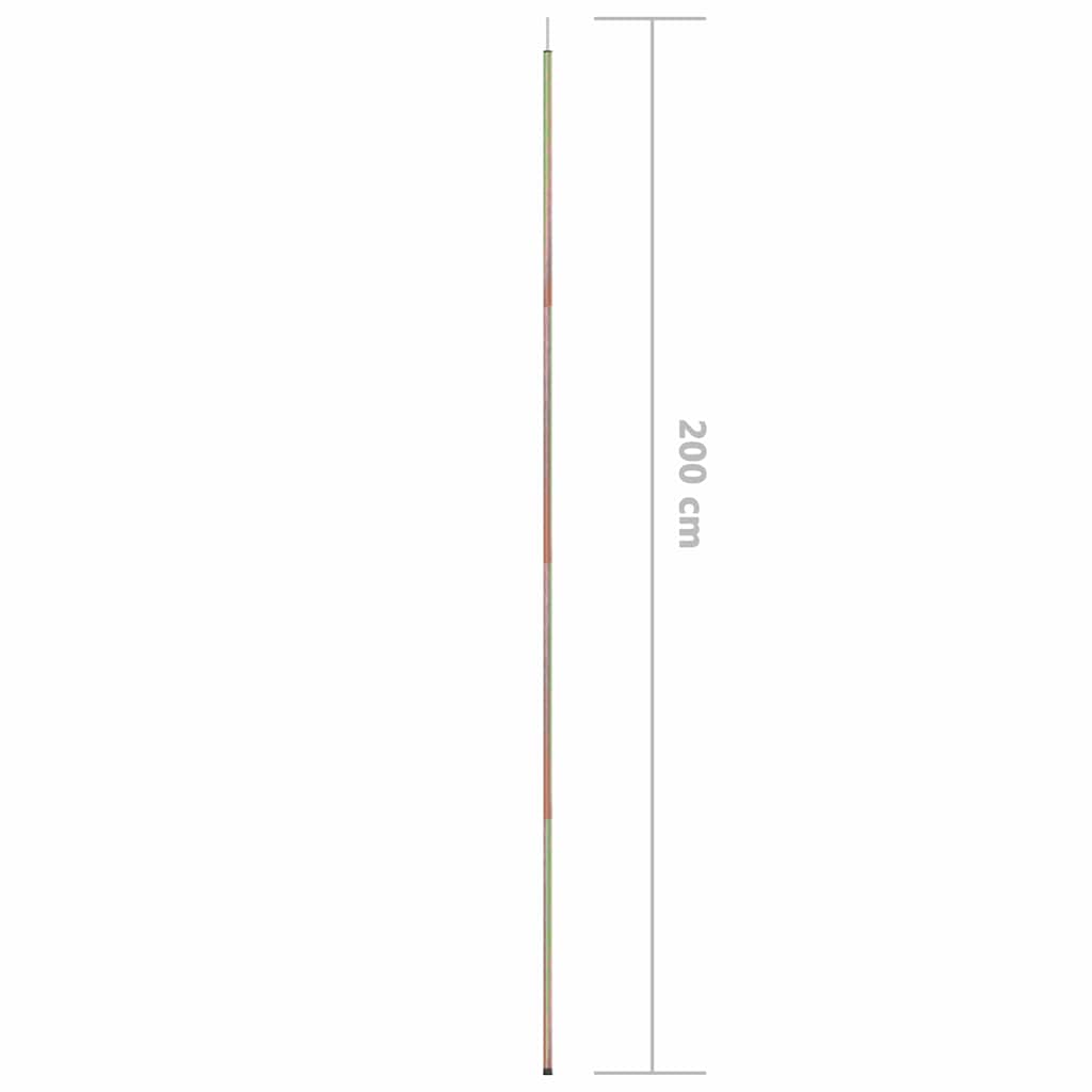 vidaXL Sunshade Sail Pole 200 cm Galvanised Steel