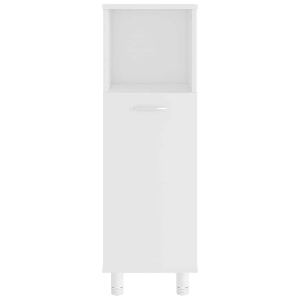 vidaXL 3 Piece Bathroom Furniture Set White Engineered Wood