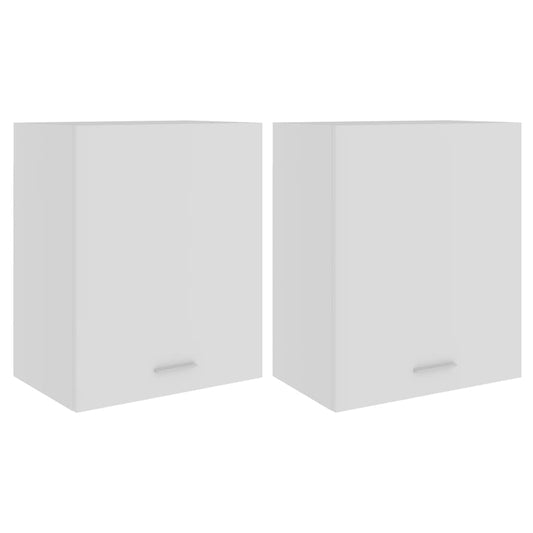 805078 vidaXL Hanging Cabinets 2 pcs "Lyon" White 50x31x60 cm Engineered Wood