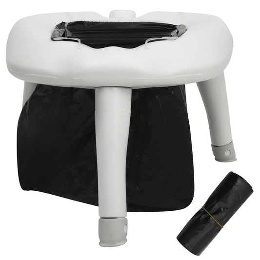 93019 vidaXL Camping Toilet with Bags 200 kg