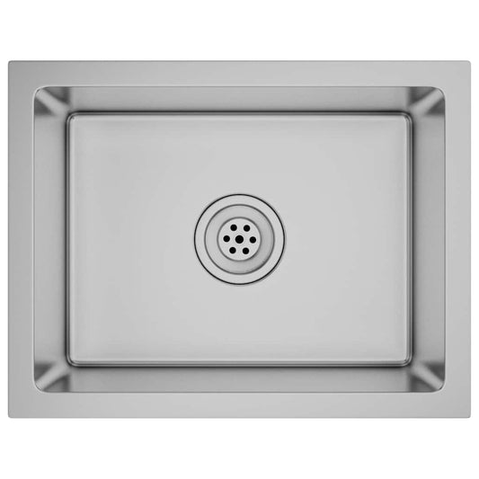 vidaXL Handmade Kitchen Sink Stainless Steel
