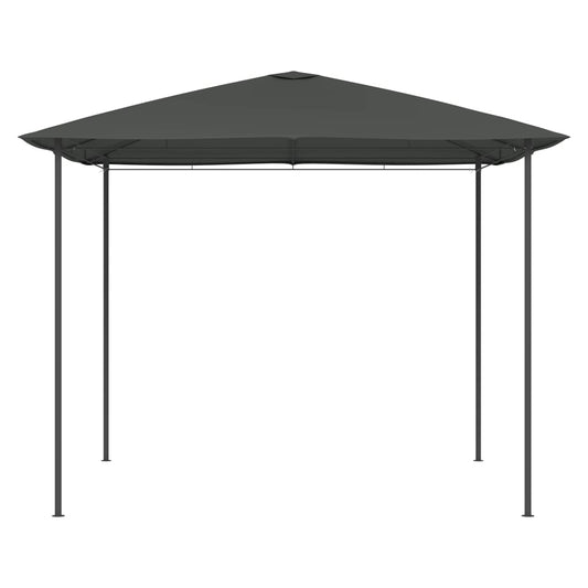 vidaXL Gazebo | Anthracite | Steel | 3x3 m | Gazebo | Square | Modern