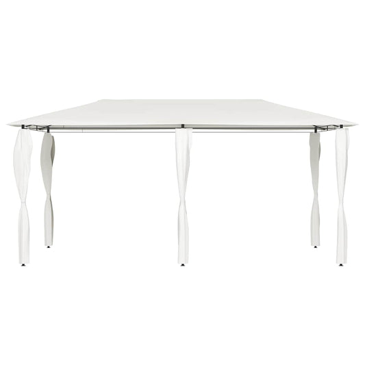 vidaXL Gazebo with Post Covers 2.98x5.3x2.59 m Cream 160 g/m²