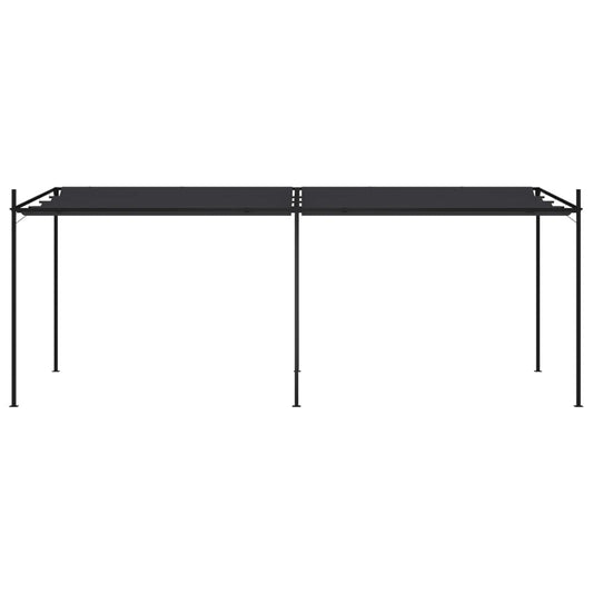 vidaXL Gazebo with Retractable Roof 600x300x233 cm Anthracite