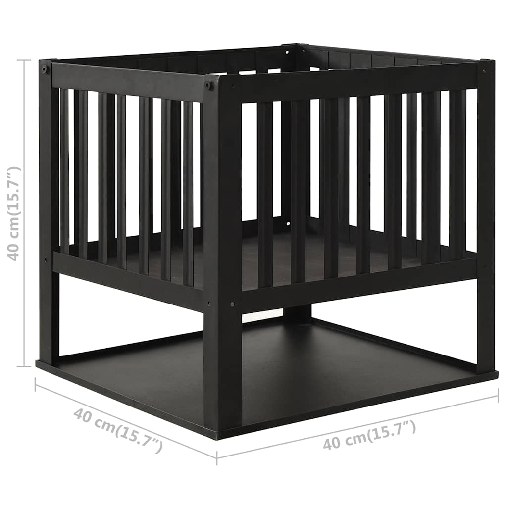 315088 vidaXL Fire Pit 40x40x40 cm Steel