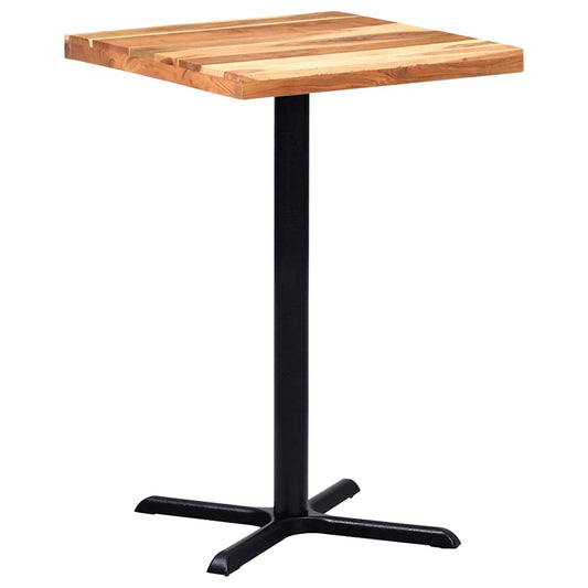 325432 vidaXL Bistro Table Leg Black 76x76x107 cm Cast Iron