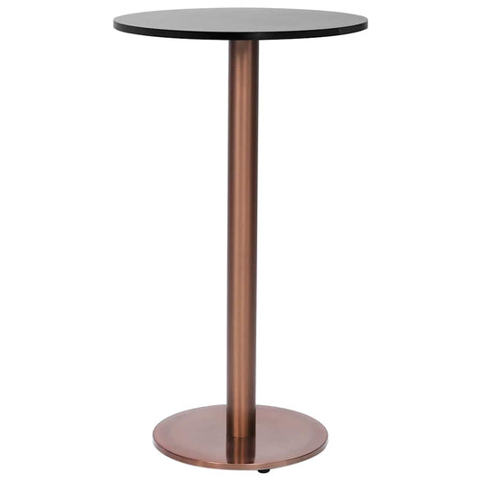 325443 vidaXL Bistro Table Leg Gold Ø45x107 cm Stainless Steel