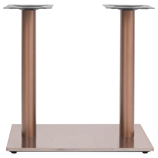 325444 vidaXL Bistro Table Leg Brass 70x40x72 cm Stainless Steel