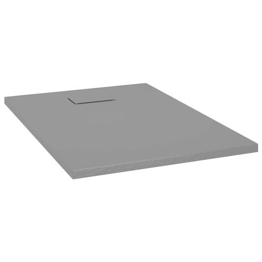 148934 vidaXL Shower Base Tray SMC Grey 100x70 cm