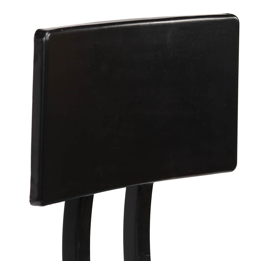 vidaXL Bar Set | Black | MDF | Standard | Footrest | Bar Set | Rectangular