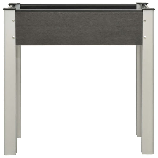 vidaXL Garden Raised Bed 75x40x75 cm WPC Grey
